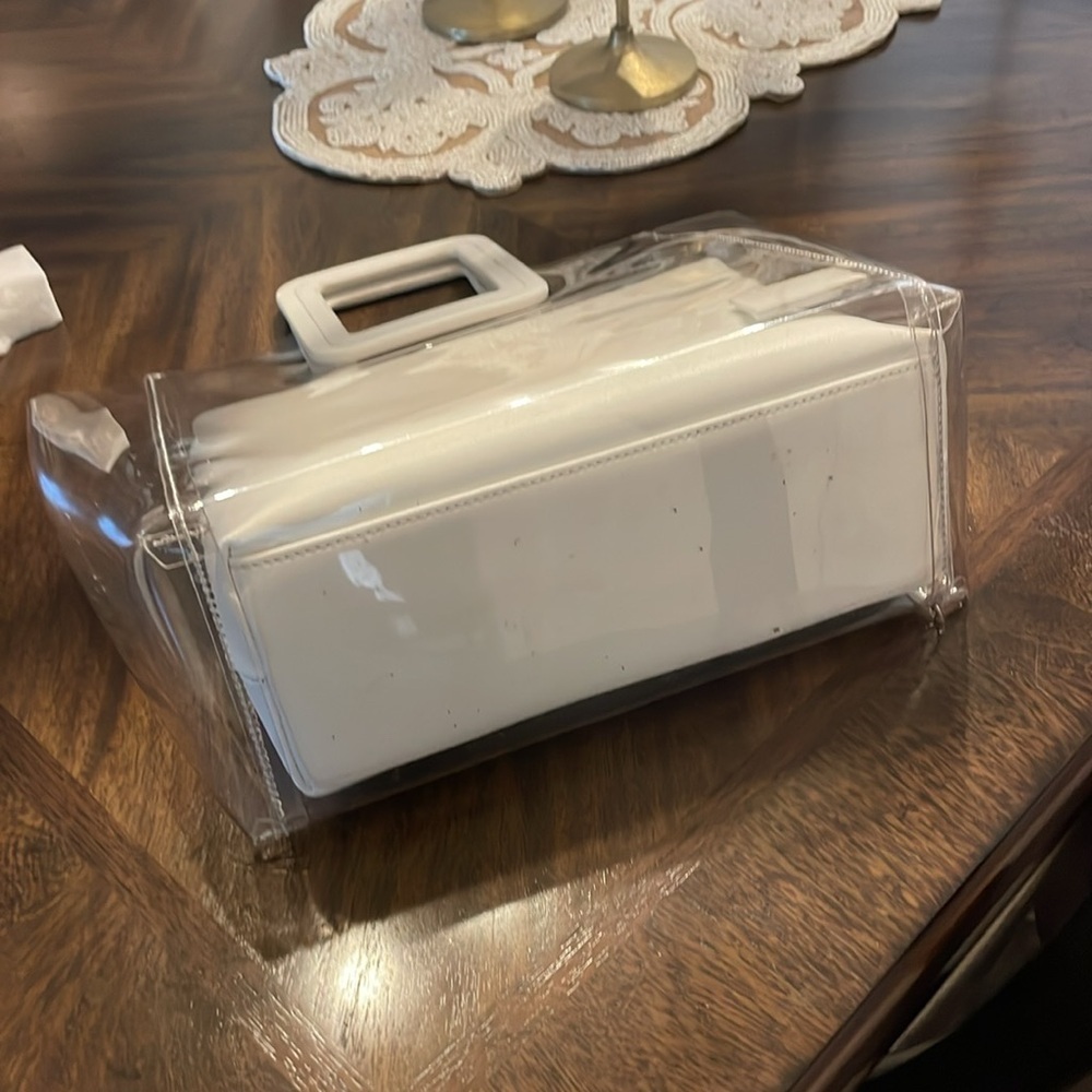 STAUD Clear Tote with White Pouch - Picture 8 of 8